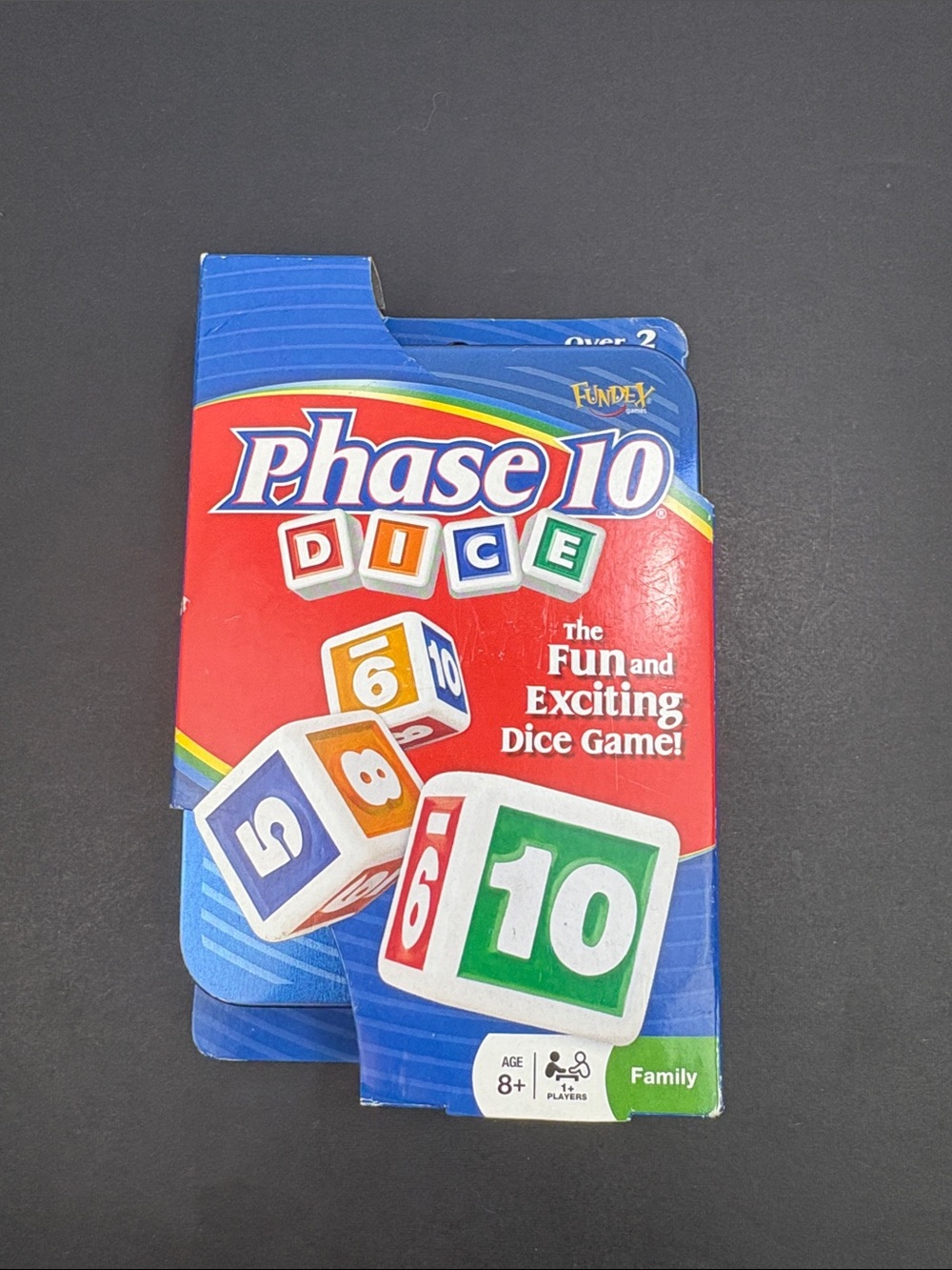 Fundex Phase 10 Dice Game 2009 Discontinued